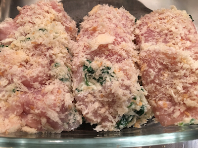 Chicken Rolls with Ricotta and Spinach filling and Cannonata 04
