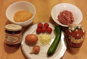 Saucy Spicy Meatballs-Ingredients