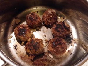Saucy Spicy Meatballs-Pan2