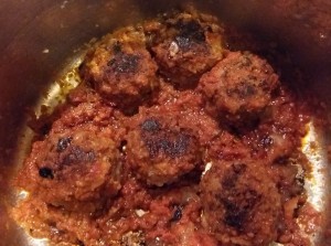 Saucy Spicy Meatballs-Pan3