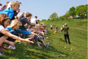 Eggs Rolling Race