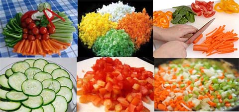 How To Make Different Vegetable Cuts Cook With Gusto