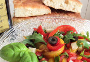 feat_bf_5_Roasted_peppers_salad_with_rocket_balsamic_vinegar