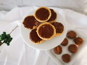 chocolate tart with nutella