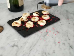 valentine's day fig balsamic taralli