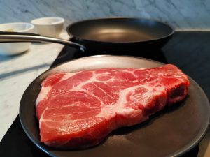 cooking steak