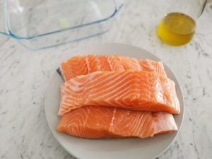 fresh salmon