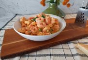tortellini with pink sauce