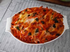 chicken pasta bake