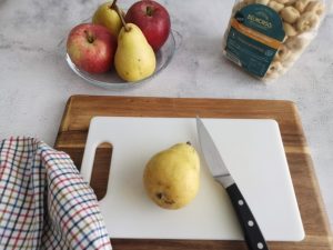 healthy apple crumble