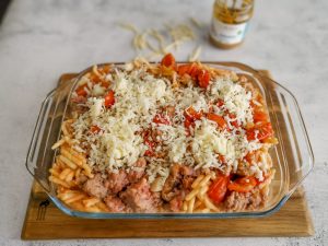 sausage pasta bake