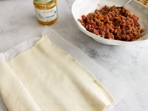 Italian beef wellington with mince