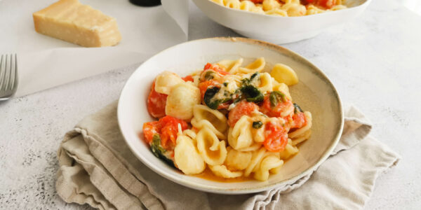 Italian bruschetta pasta